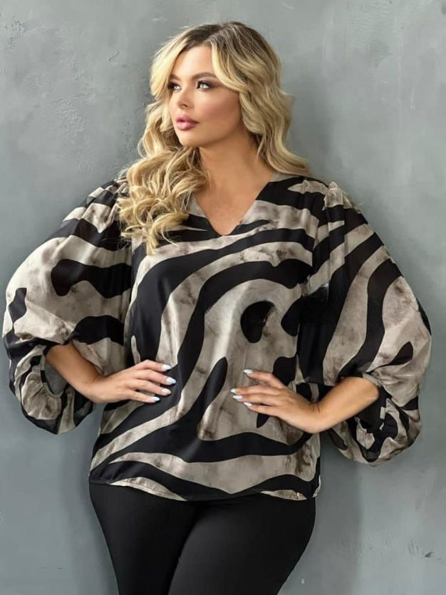 Фото Женская одежда, -Нарядная одежда, -Рубашки и Блузки Блузка ALEXO 3587 52 размер