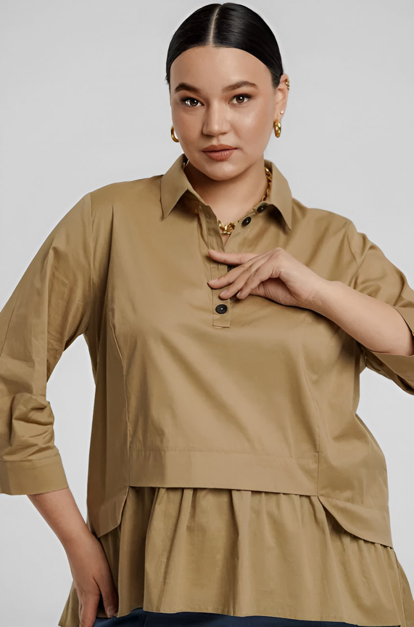 Фото Женская одежда, -Рубашки и Блузки Блуза женская LEOL' style 1106 52 размер