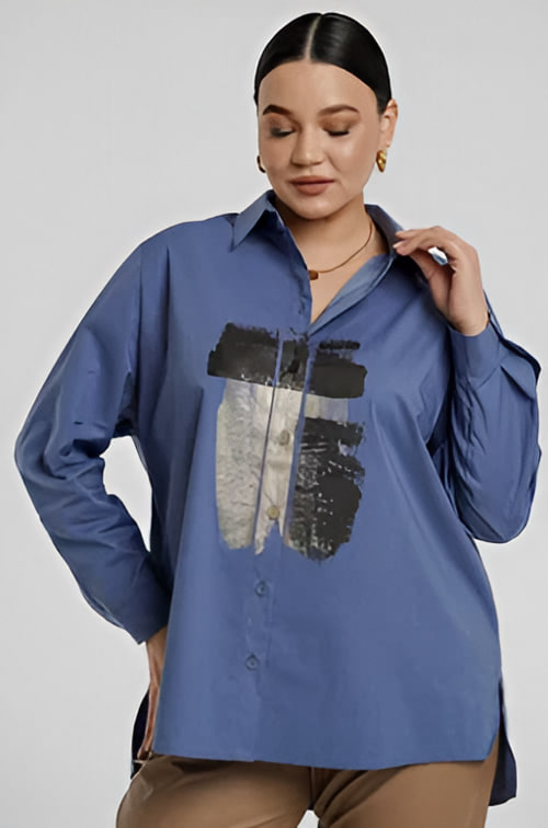 Фото Женская одежда, -Рубашки и Блузки Блуза женская LEOL' style 1107 54 размер